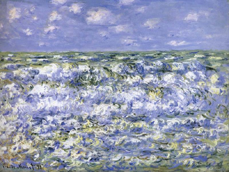 Claude Monet Waves Breaking oil painting picture